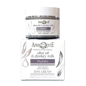 The Olive Tree Anti-Wrinkle Cream Aphrodite Olive Oil & Donkey Milk Peptides Advanced Anti-Wrinkle Day Cream