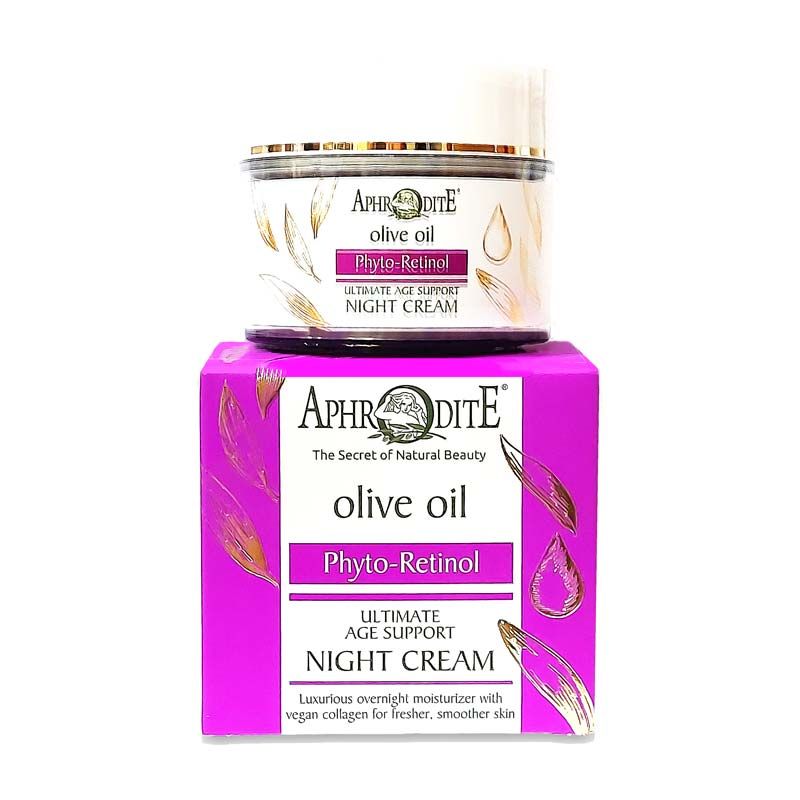 The Olive Tree Κρέμα Νυχτός Aphrodite Phyto-Retinol Ultimate Age Support Αντιγηραντική Κρέμα Νύχτας