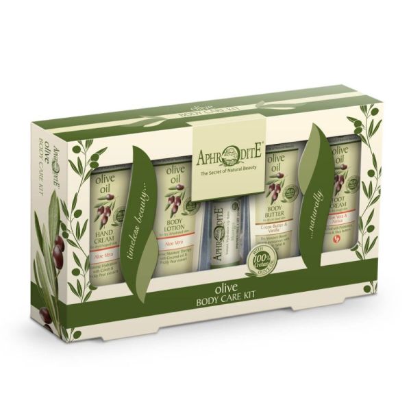 Body Care Aphrodite Olive Oil Body Care Kit with Aloe Vera