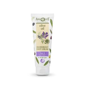 The Olive Tree Foot Cream Aphrodite Olive Oil Deodorant Foot Cream Lavender & Sage