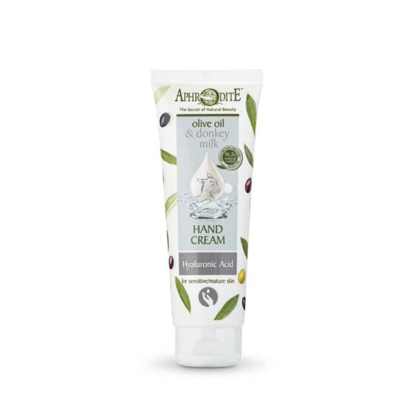 The Olive Tree Hands & Feet Care Aphrodite Olive Oil & Donkey Milk Hyaluronic Acid Hand Cream