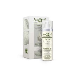 The Olive Tree Face Care Aphrodite Olive Oil & Donkey Milk Soothing & Anti-pollution Day Cream