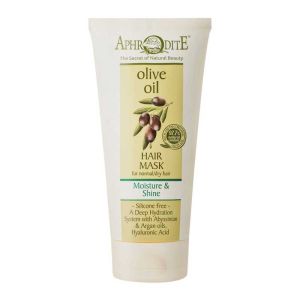 The Olive Tree Hair Care Aphrodite Olive Oil Moisture & Shine Hair Mask for Normal to Dry Hair