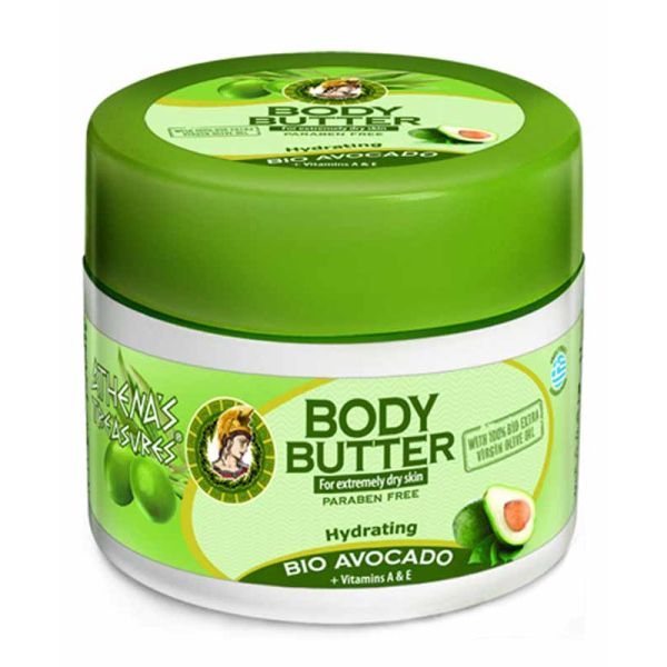 The Olive Tree Body Care Athena’s Treasures Body Butter Avocado (Hydrating – Cooling)
