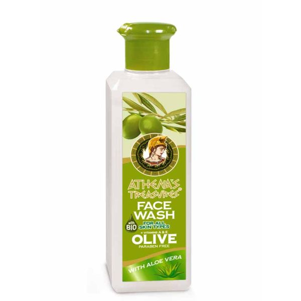 The Olive Tree Face Care Athena’s Treasures Face Wash with Aloe Vera – 250ml