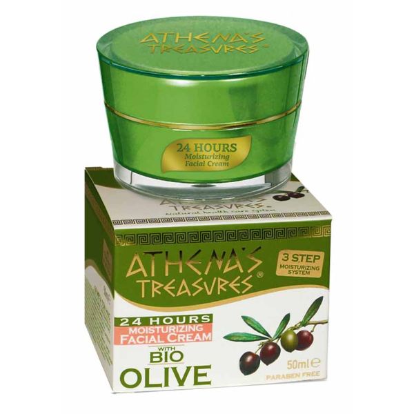 The Olive Tree Περιποίηση Προσώπου Athena’s Treasures 24ωρη Ενυδατική Κρέμα Προσώπου