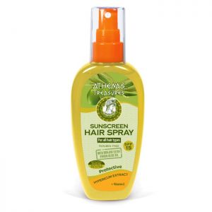 The Olive Tree Hair Care Athena’s Treasure Protective Sunscreen Hair Spray with Hypericum & SPF 15