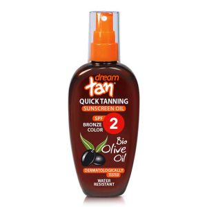 The Olive Tree Sun Care Athena’s Treasures Sunscreen Olive Oil Quick Tanning SPF 2 – 100ml