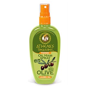 The Olive Tree Hair Care Athena’s Treasure Hair Spray Laurel Oil