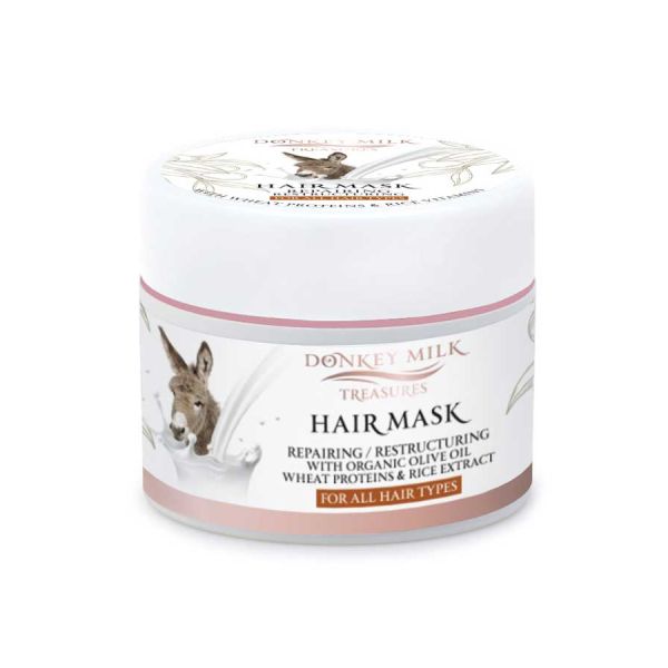 The Olive Tree Hair Care Donkey Milk Treasures Repairing / Restructuring Hair Mask