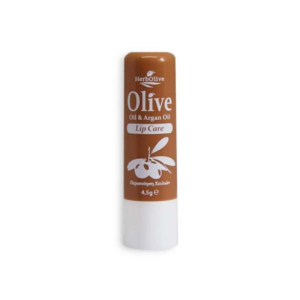 The Olive Tree Περιποίηση Προσώπου Herbolive Lip Balm με Λάδι Άργκαν