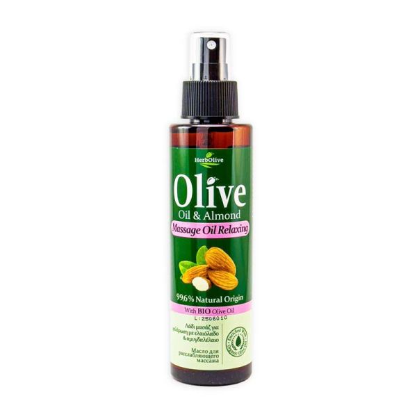 The Olive Tree Bath & Spa Care Herbolive Massage Oil Relaxing