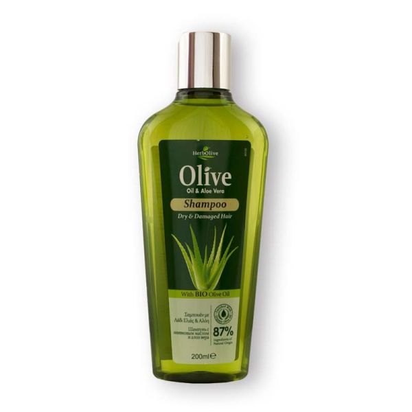 The Olive Tree Περιποίηση Μαλλιών Herbolive Σαμπουάν με Αλόη για Ξηρά / Κατεστραμμένα Μαλλιά
