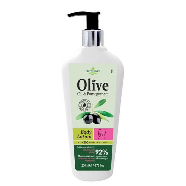 The Olive Tree Body Care Herbolive Body Lotion Pomegranate