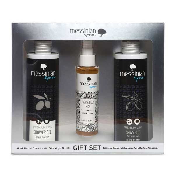 Body Mist Messinian Spa Gift Set Silver Black Truffle