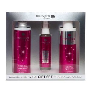 The Olive Tree Body Care Messinian Spa Gift Set Silver Glamorous Mysterious Scent