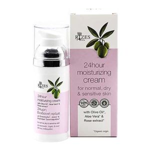The Olive Tree Face Care Rizes Crete 24hour Moisturizing Cream for Normal, Dry & Sensitive Skin