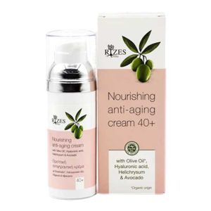 The Olive Tree Face Care Rizes Crete Nourishing Anti-Aging Cream for All Skin Types 40+