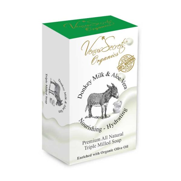 Regular Soap Venus Secrets Donkey Milk & Aloe Vera Soap – 110gr