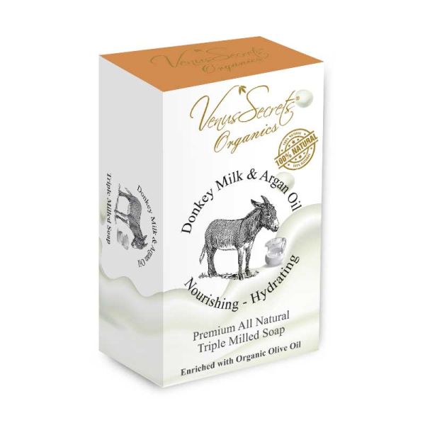 Σαπούνι Venus Secrets Σαπούνι με Γάλα Γαϊδούρας & Έλαιο Αργκάν – 110ml