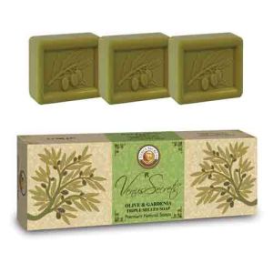 The Olive Tree Soap Venus Secrets Triple-Milled Soap Olive & Gardenia (3x100gr)