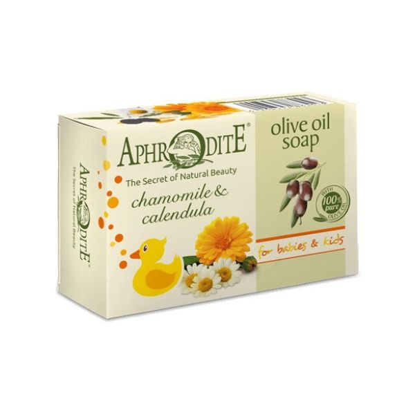 The Olive Tree Babies & Kids Care Aphrodite Olive Oil Soap with Chamomile & Calendula
