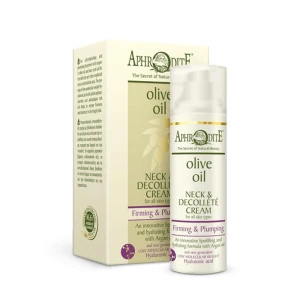 Anti-Wrinkle Cream Aphrodite Olive Oil Firming & Plumping Neck & Decollete Cream