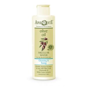 Ντεμακιγιάζ Aphrodite Olive Oil Micellar Νερό Καθαρισμού χωρίς Άρωμα