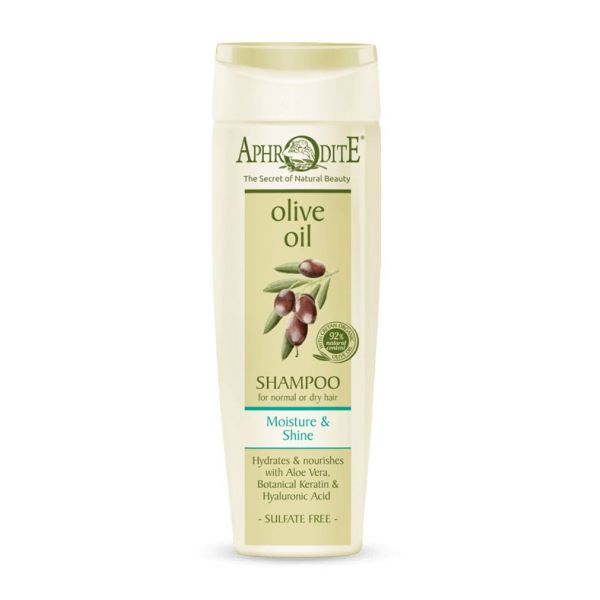 Περιποίηση Μαλλιών Aphrodite Olive Oil Σαμπουάν Ενυδάτωσης & Λάμψης Κανονικά ή ξηρά Μαλλιά
