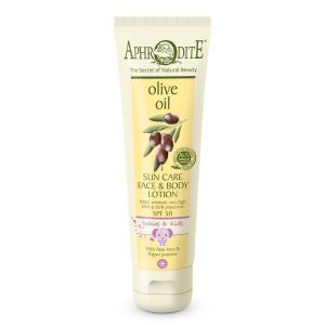 Baby Sun Protection Aphrodite Sun Care Face & Body Lotion for Babies & Kids SPF 50