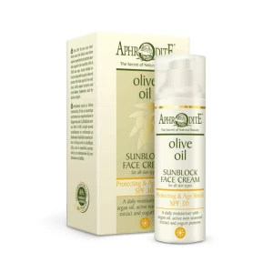 Face Care Aphrodite Olive Oil Protecting & Age Shield Sunblock Face Cream SPF 30