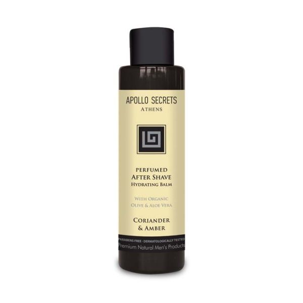 The Olive Tree Men Care Apollo Secrets Perfumed After Shave Coriander & Amber