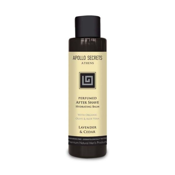 The Olive Tree Men Care Apollo Secrets Perfumed After Shave Lavender & Cedar