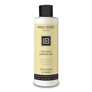 The Olive Tree Men Care Apollo Secrets Perfumed Shower Gel Coriander & Amber