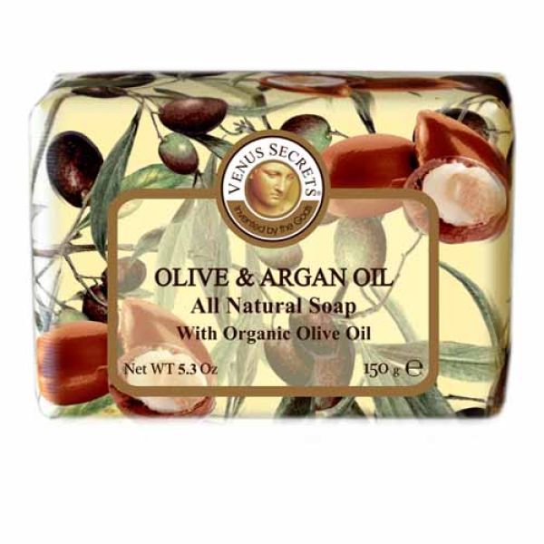 Regular Soap Venus Secrets Triple-Milled Soap Olive & Argan Oil (Wrapped)