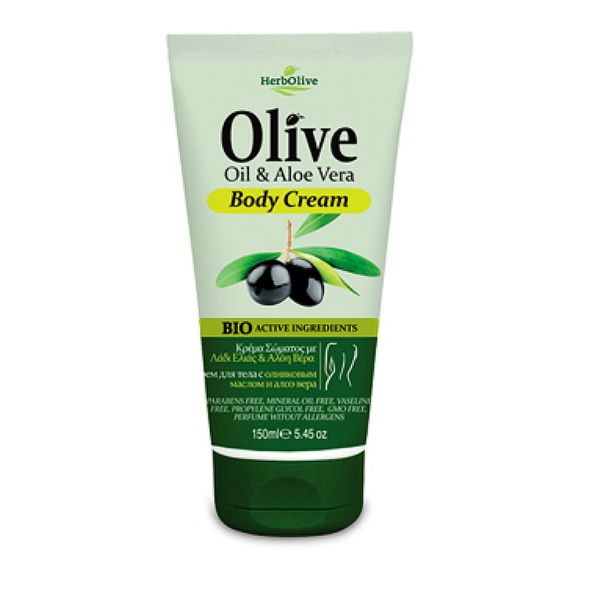 The Olive Tree Body Care Herbolive Body Cream Aloe Vera