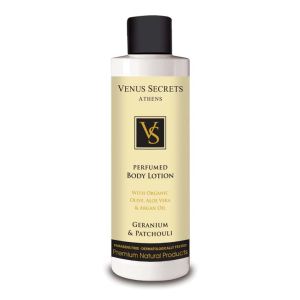 The Olive Tree Άρωμα Venus Secrets Αρωματισμένη Λοσιόν Geranium & Musk
