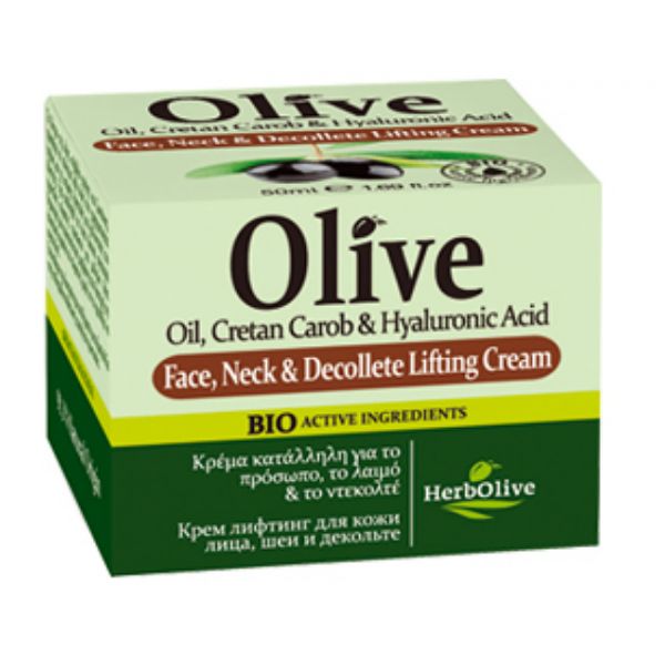 The Olive Tree Ανορθωτική / Συσφικτική Κρέμα Herbolive Κρέμα Ανόρθωσης Προσώπου, Λαιμού & Ντεκολτέ