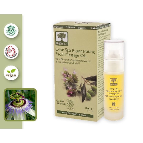 The Olive Tree Face Care BIOselect Spa Regenerating Facial Massage Oil
