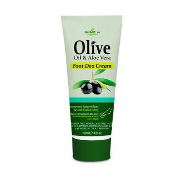 The Olive Tree Hands & Feet Care Herbolive Foot Deodorant Cream