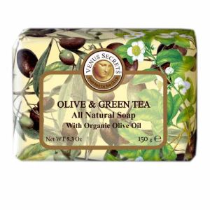 The Olive Tree Σαπούνι Venus Secrets Triple-Milled Σαπούνι Ελιάς & Πράσινου Τσαγιού (Wrapped)