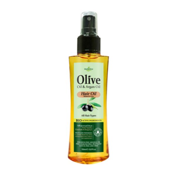 The Olive Tree Hair Care Herbolive Hair Oil With Argan Oil