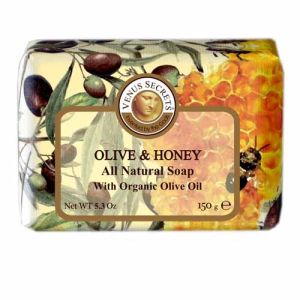 The Olive Tree Σαπούνι Venus Secrets Triple-Milled Σαπούνι Ελιάς & Μελιού (Wrapped)