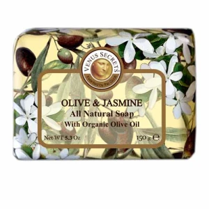 The Olive Tree Soap Venus Secrets Triple-Milled Soap Olive & Jasmine (Wrapped)