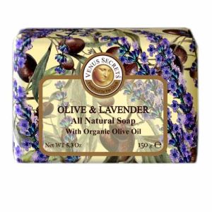 The Olive Tree Soap Venus Secrets Triple-Milled Soap Olive & Lavender (Wrapped)