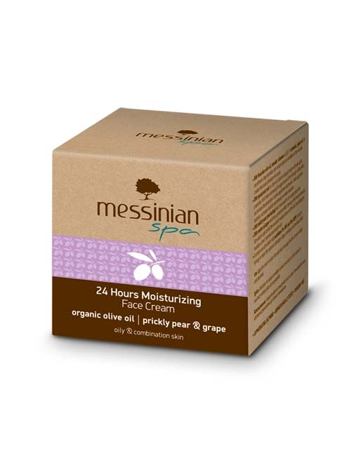 Ενυδατική Messinian Spa 24ωρη Ενυδατική Προσώπου Μεικτό & Λιπαρό Δέρμα