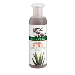 The Olive Tree Body Care Olivaloe Organic Aloe Face & Body Foaming Scrub