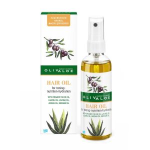 The Olive Tree Hair Care Olivaloe Hair Oil for Toning – Nutrition – Hydration