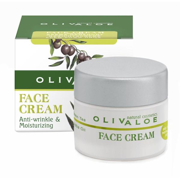 The Olive Tree Face Care Olivaloe Face Cream for Oily to Normal Skin