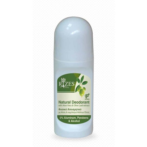 Body Care Rizes Crete Natural Deodorant with Aloe Vera & Olive Leaf Extract